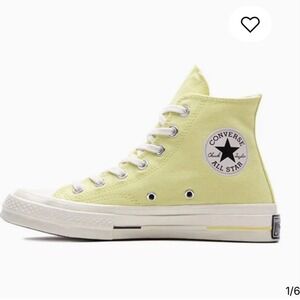 Converse Chuck Taylor All Star 70 Hi Light Yellow Sneakers Shoes Size M 11 W 13‎